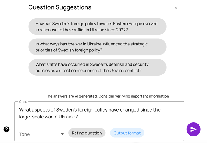 Parsd - Project Chat - Refine Question